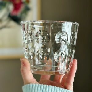 Vintage Orrefors crystal bubble vase